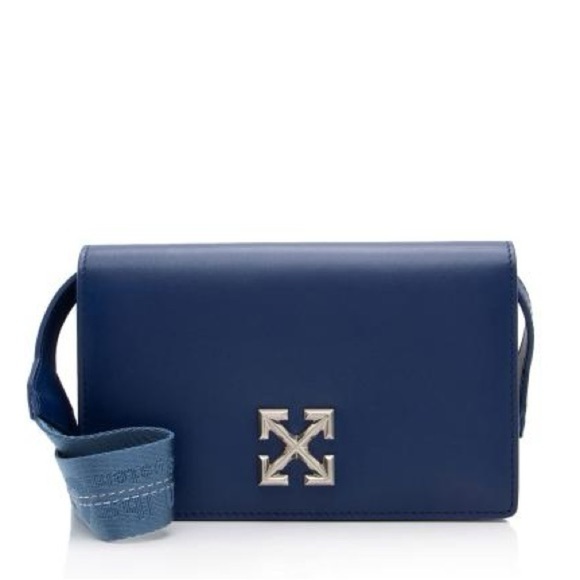 Off-White | Leather Jitney 0.5 Flap Bag - Picture 1 of 12